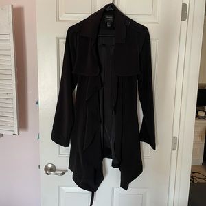 Forever 21 Black Trench Coat